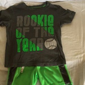 Carter’s shorts and tee